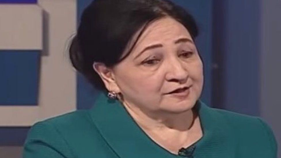 A picture of Dilbahor Yoqubova, an official in Uzbekistan's justice ministry, who accused "illiterate mullahs" of sanctioning polygamous marriages.