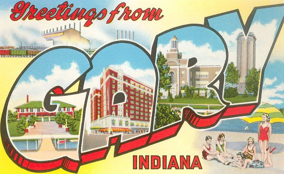 A postcard from Gary, Indiana
