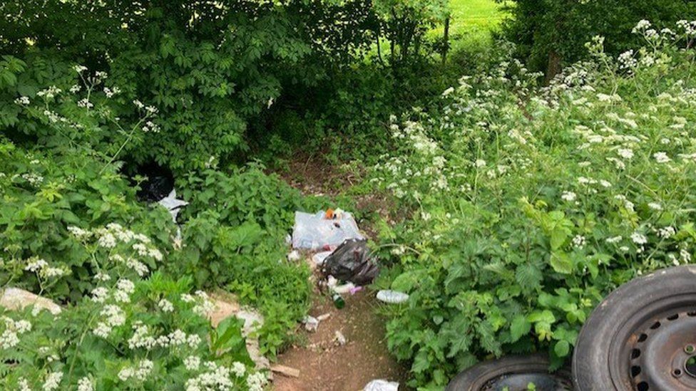 birmingham-panorama-fly-tipping-at-national-trust-site-bbc-news