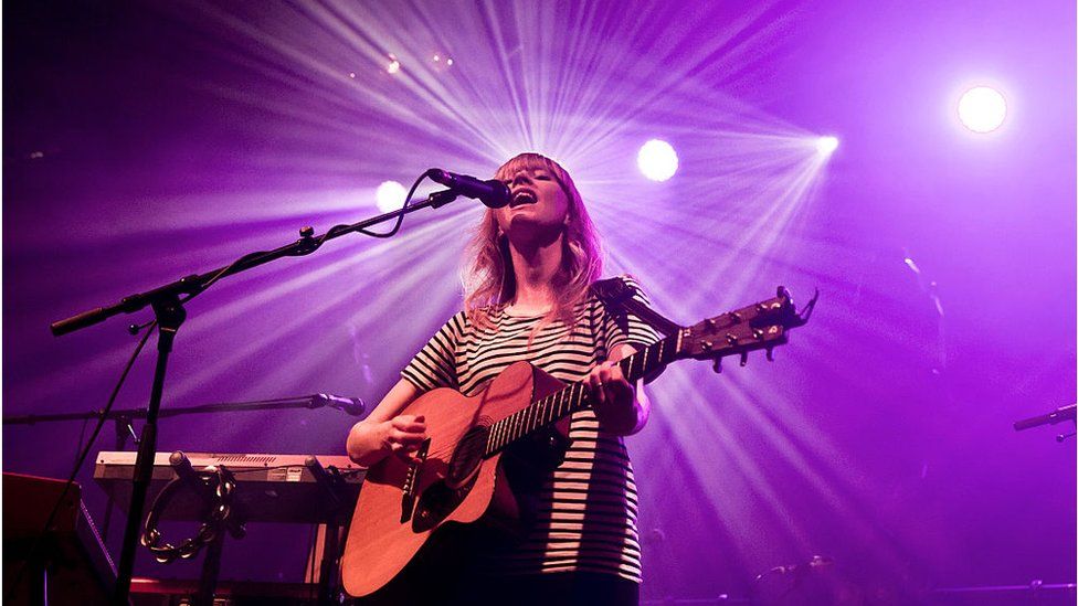 Lucy Rose plays in concert in 2019