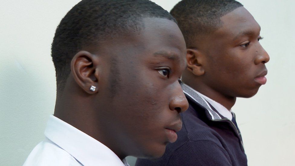 Giovani and Malik from the Voyage youth group in Hackney, east London