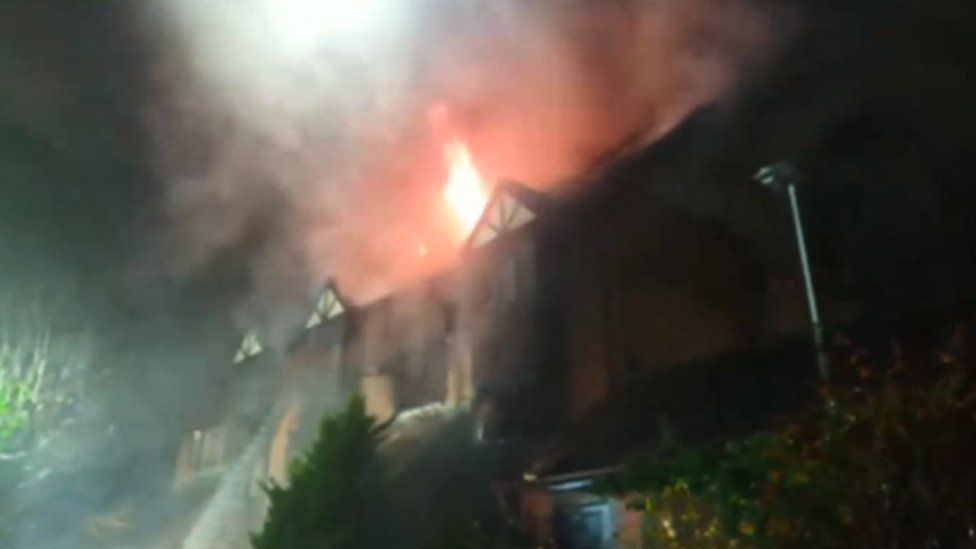 Reading flats fire Man recalls jumping from burning building BBC News