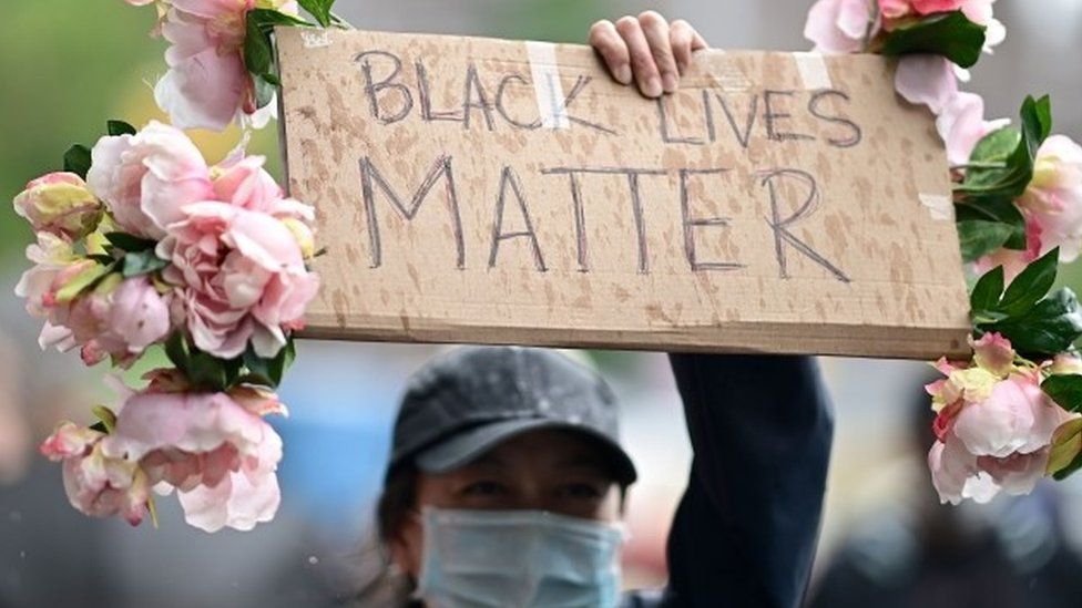 Protester in New York