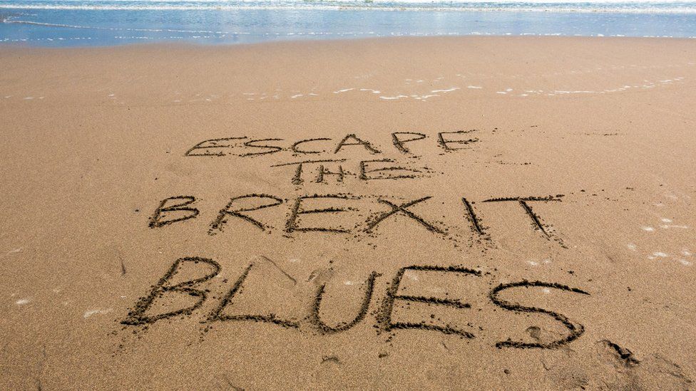 brexit beach