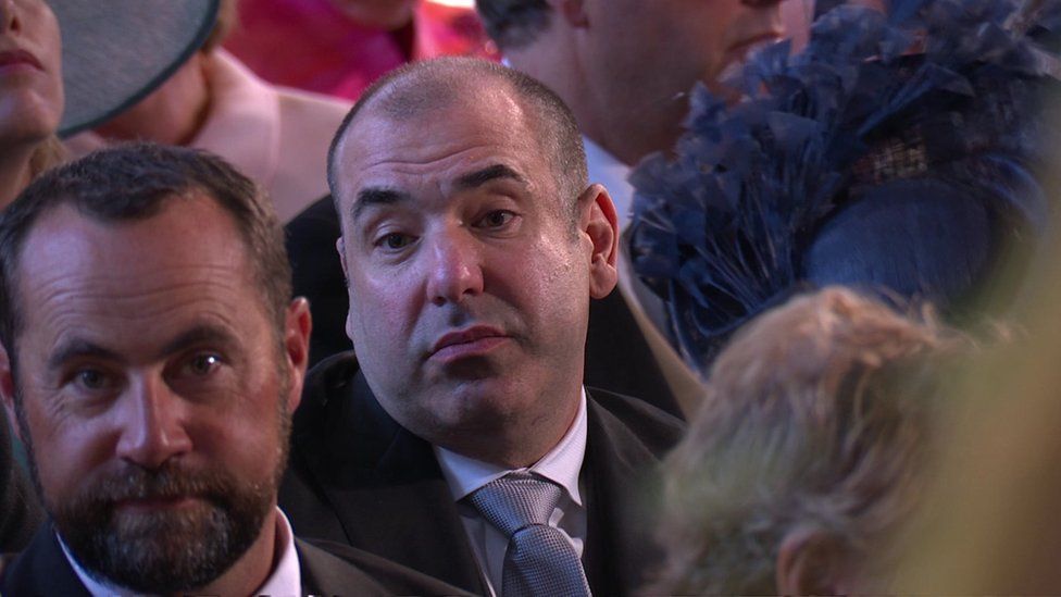 See Viral Clip of Rick Hoffman on Meghan and Harry's Wedding