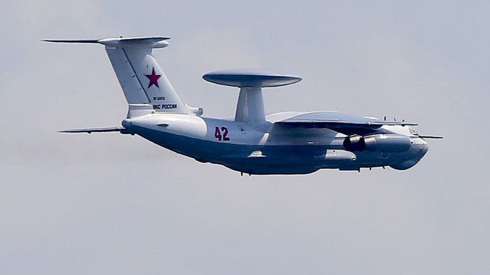 Ukraine Says It Shot Down Russian A 50 Spy Plane Bbc News