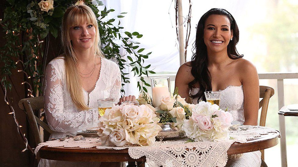 Santana and Brittany wedding