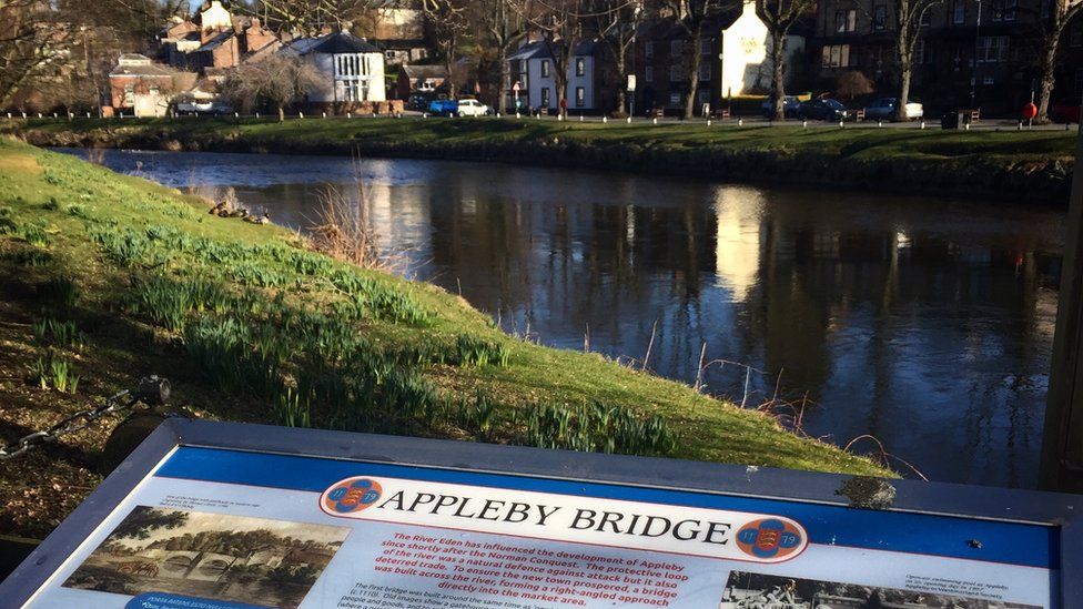 Appleby Bridge information board