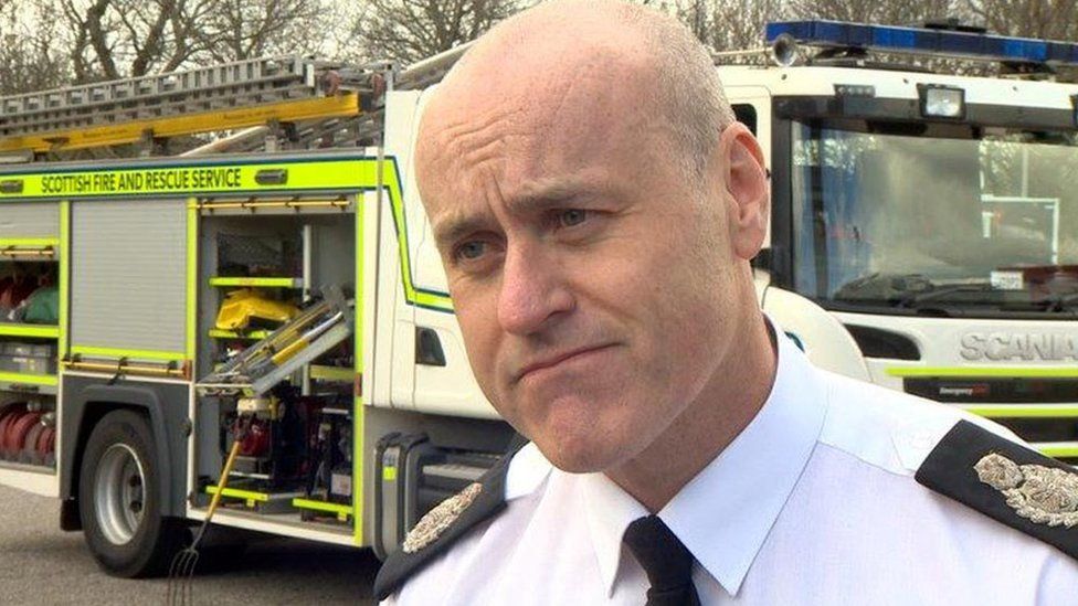 Scottish Fire and Rescue Service assistant chief officer Lewis Ramsay