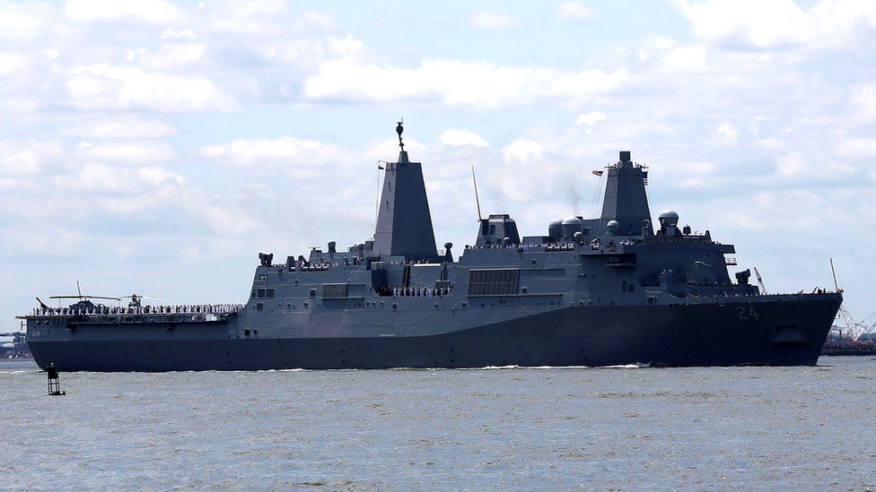 The USS Arlington military ship