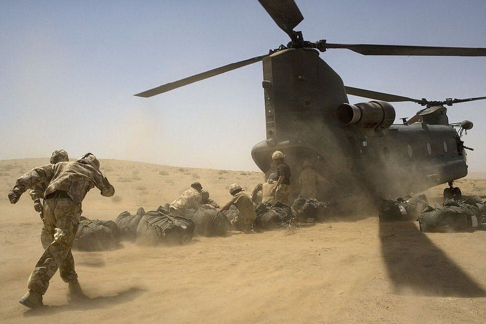 British forces conduct counter-Taliban operations in 2007