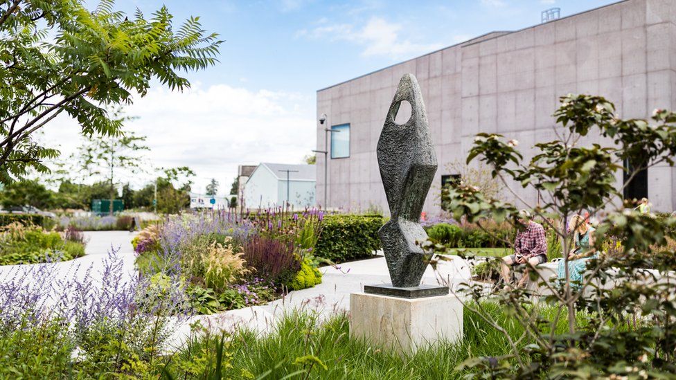 Lockdown-friendly garden at the Hepworth Wakefield gallery