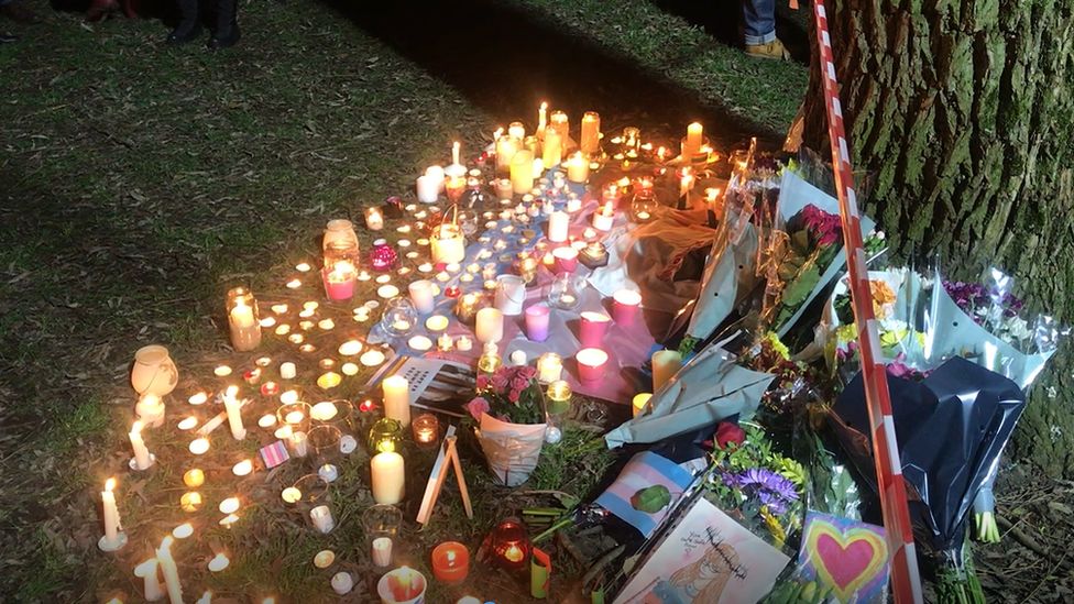 Candles on Culcheth village green