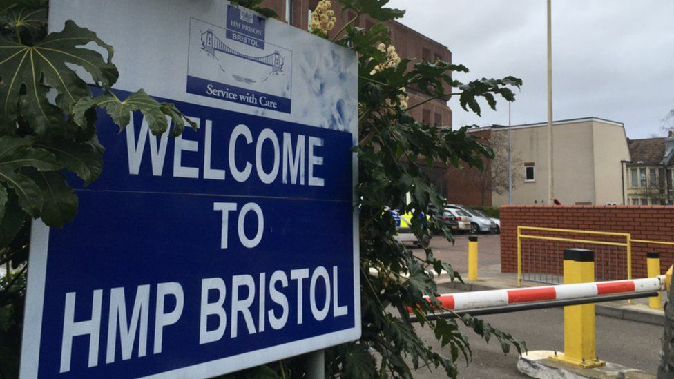 HMP Bristol sign