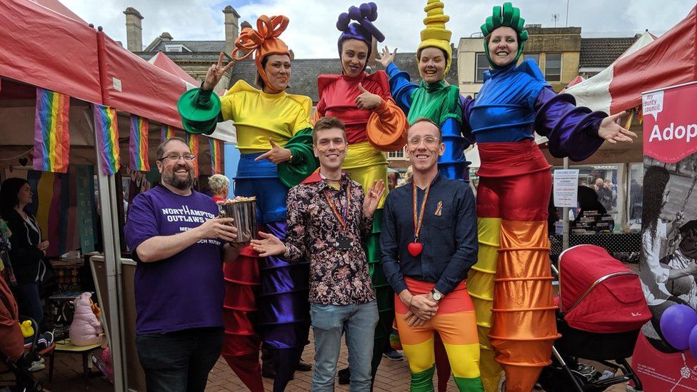 Northampton Pride brings 'buzz' to town BBC News