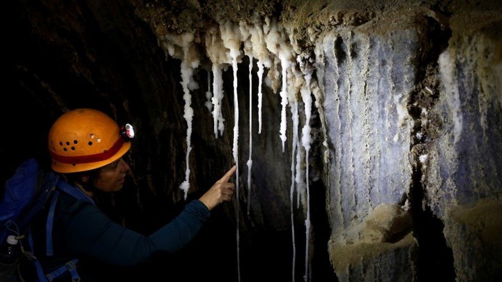 Î‘Ï€Î¿Ï„Î­Î»ÎµÏƒÎ¼Î± ÎµÎ¹ÎºÏŒÎ½Î±Ï‚ Î³Î¹Î± Worldâ€™s longest salt cave uncovered in Israel
