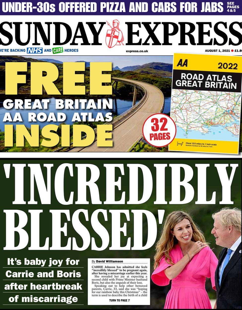 Sunday Express 1 августа