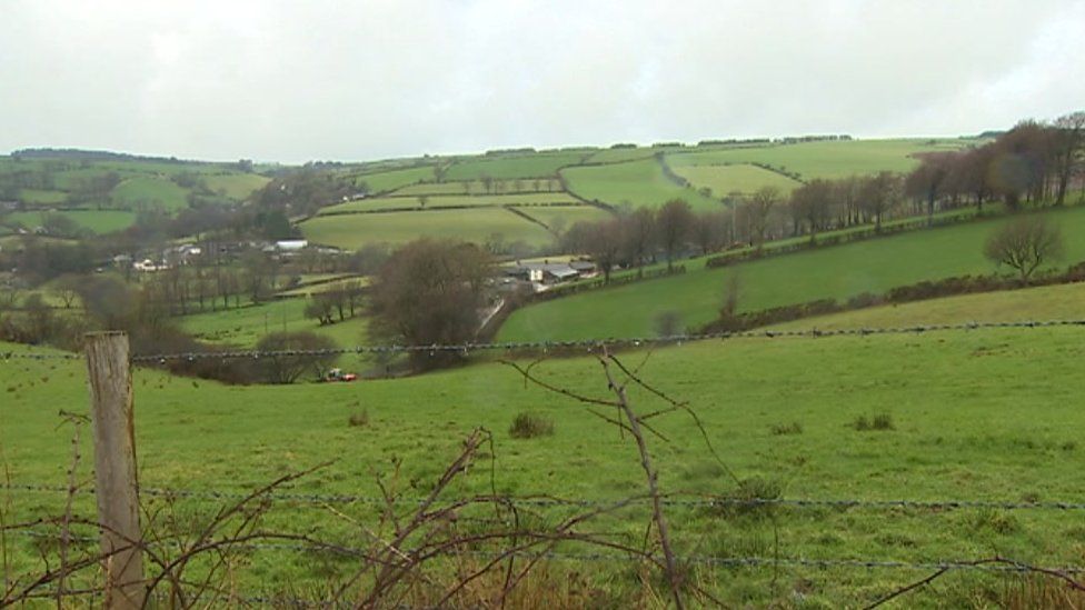 Countryside around the Talgarreg area of Ceredigion