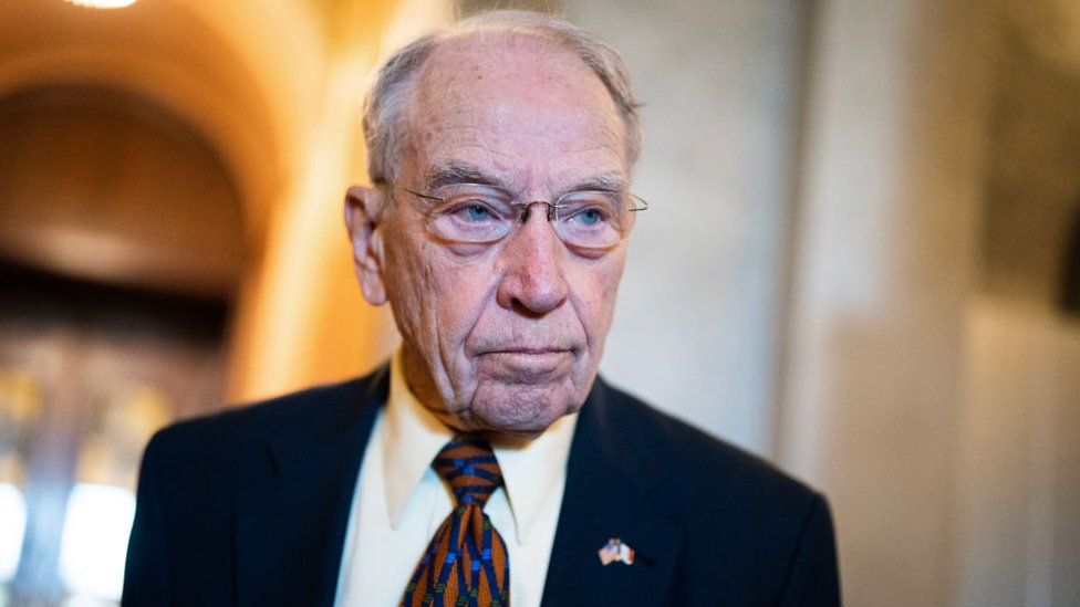 Oldest US Senator Chuck Grassley admitted to hospital over infection