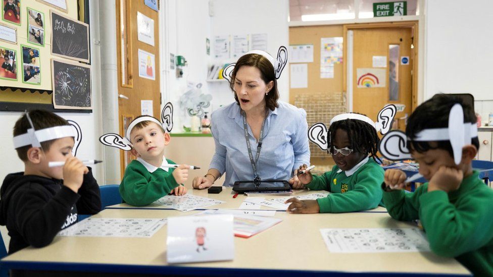 School in Grangetown, Cardiff, March 2020