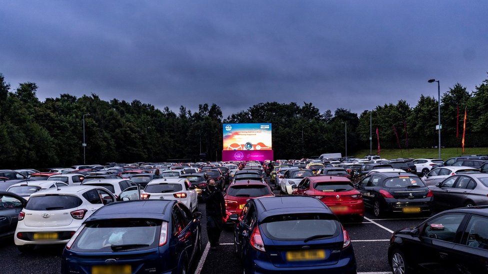 drive-in at Lomond Shores