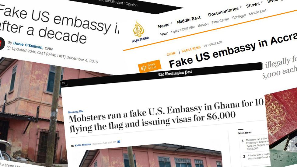 How Did Fake Us Embassy Operate In Ghana For A Decade Bbc News 8284