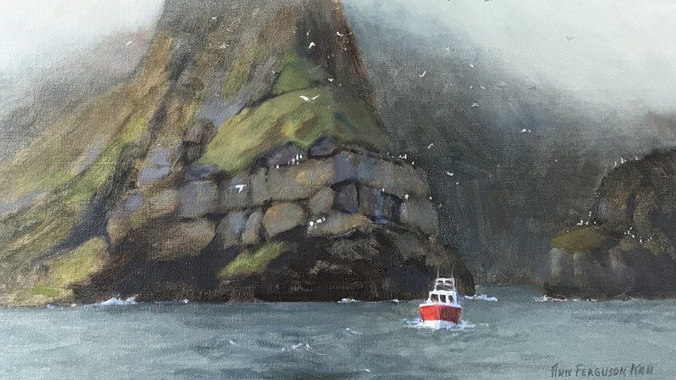 Painting of St Kilda