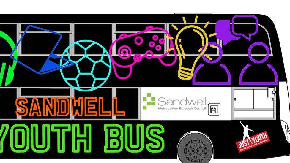 One of the proposed designs for Sandwell's youth buses