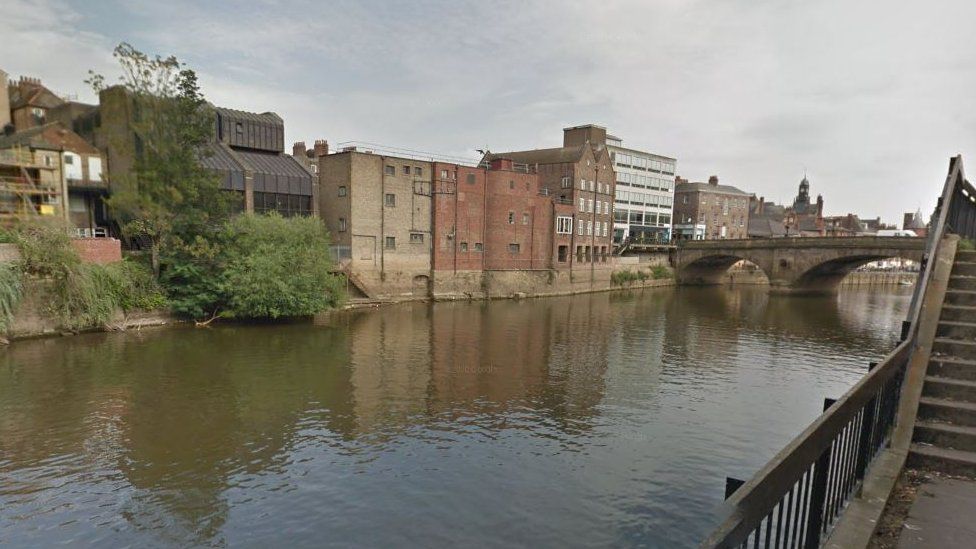 York river safety plea after man pulled from water BBC News