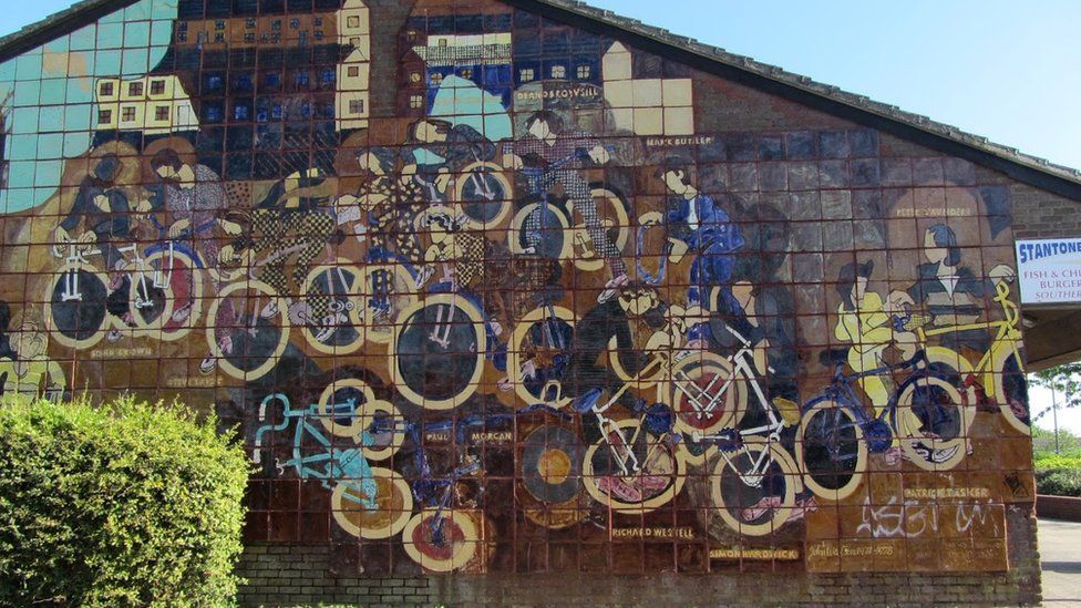 Bicycle Wall made by John Watson