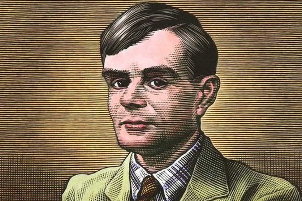 Alan Turing portrait