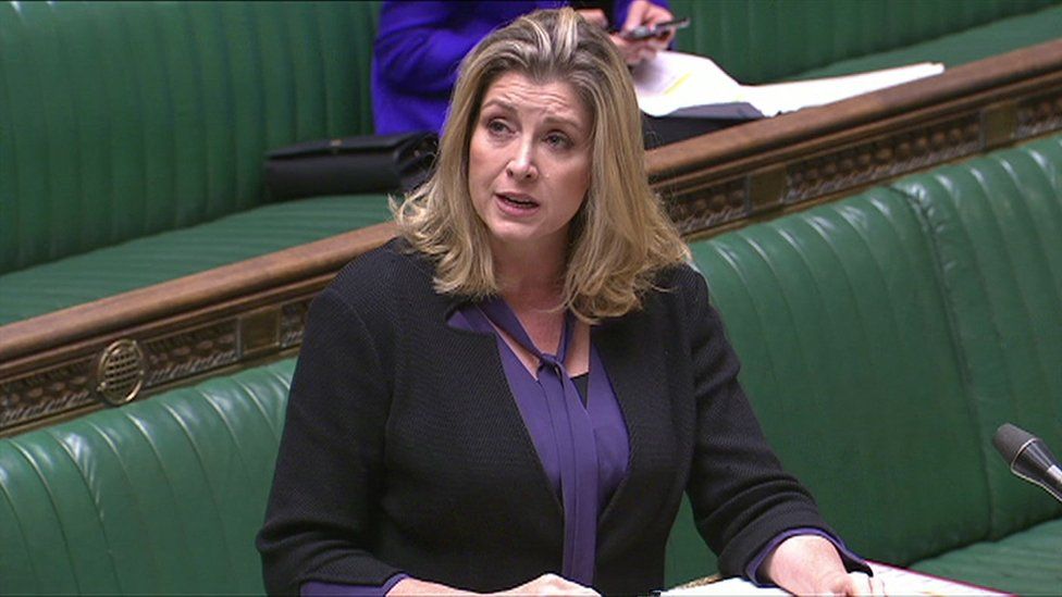 Penny Mordaunt in House of Commons