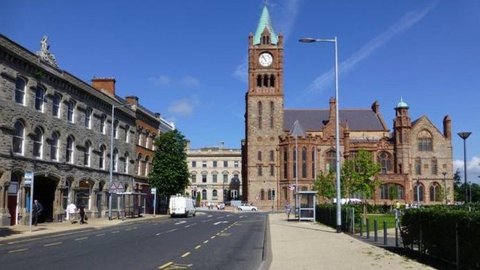 A street in Derry city centre