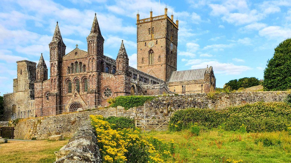 St Davids Cathedral is located in St Davids, Britain's smallest city, near the most westerly point of Wales