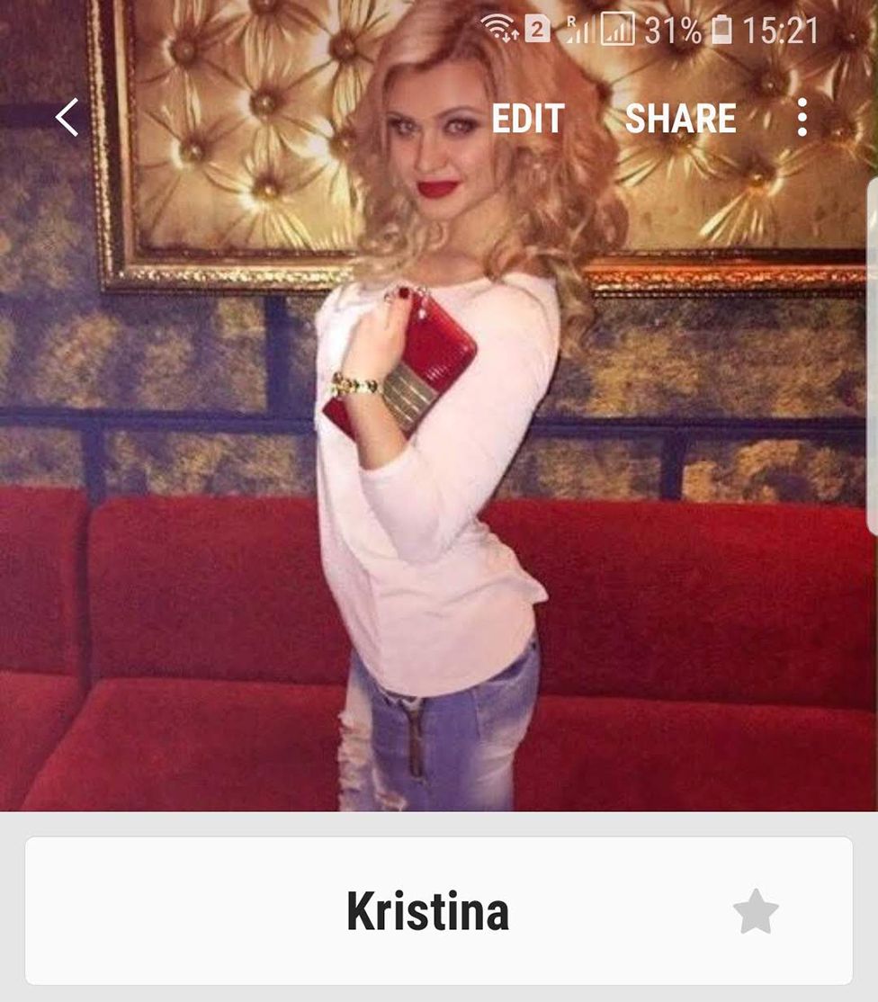 Blond kristina Hot Kristina