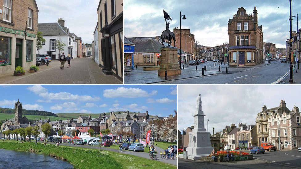 Scottish Borders town centre shopper recovery continues - BBC News