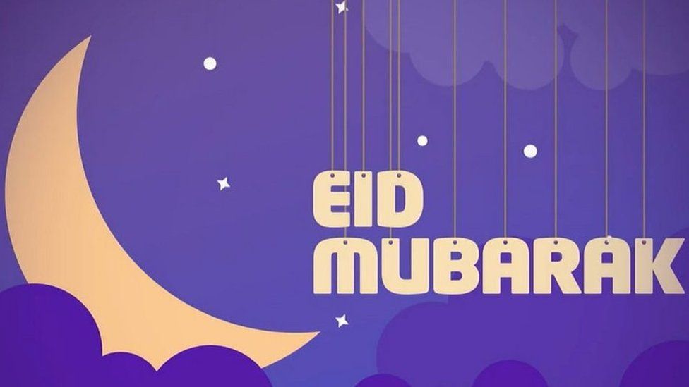 Eid Mubarak graphic.