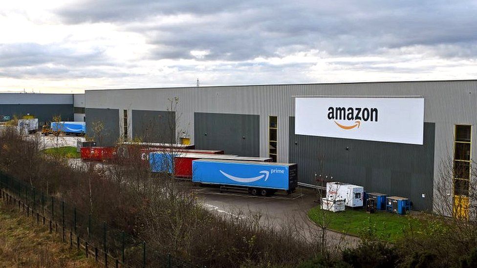 Amazon's Dunfermline distribution centre