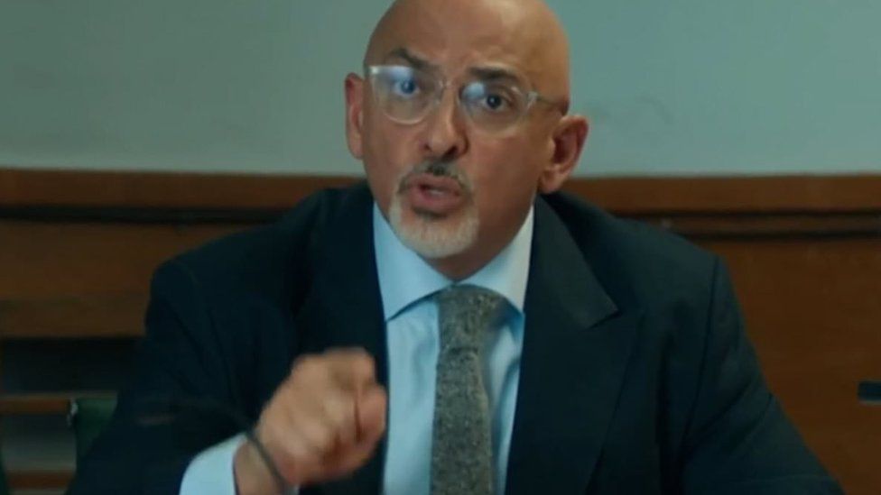 Nadhim Zahawi appearing in the ITV drama