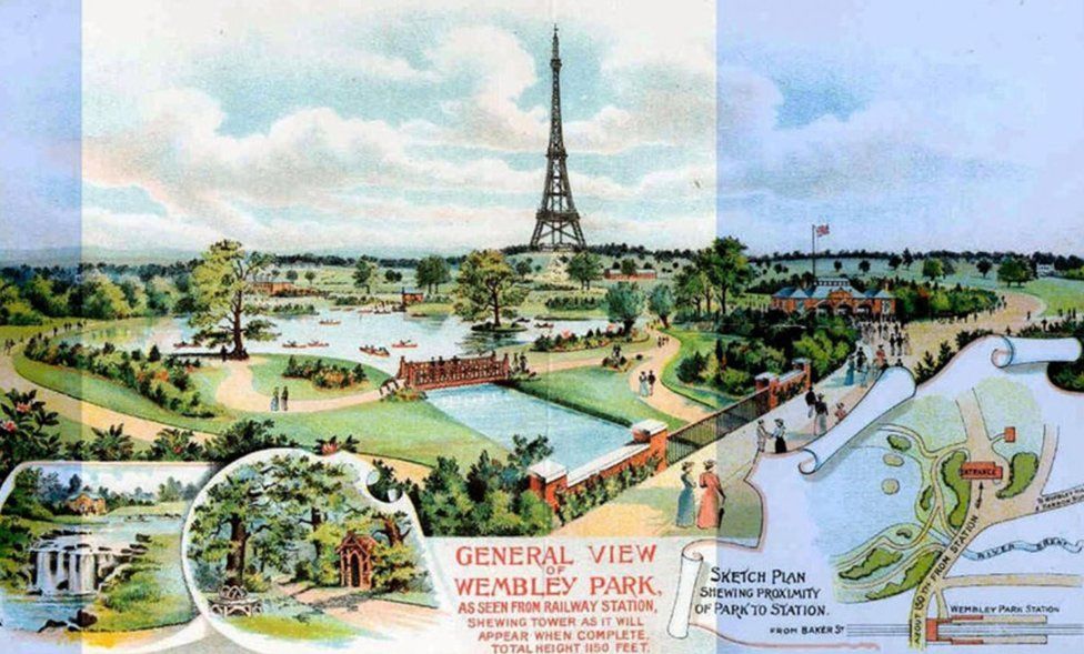 Watkin S Wembley Folly London S Eiffel Tower That Never Was Bbc News