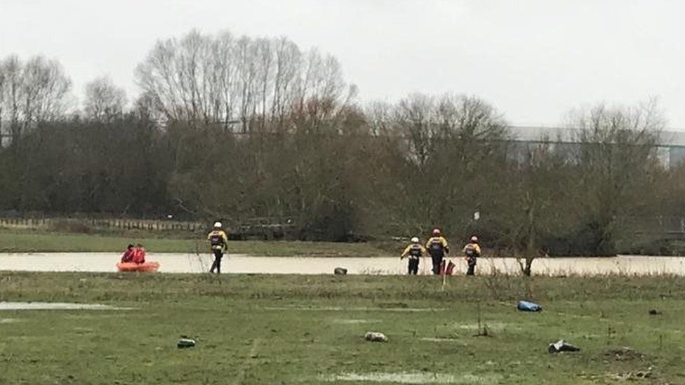 RSPCA water rescue team