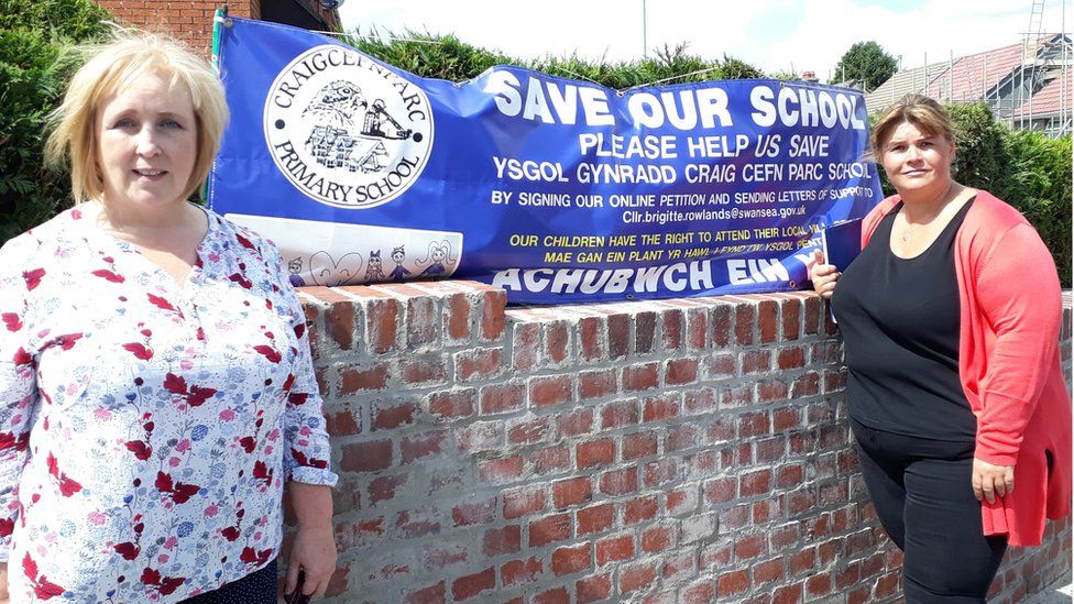 Tory AM Suzy Davies and Cllr Brigitte Rowlands are fighting to save the Craigcefnparc school