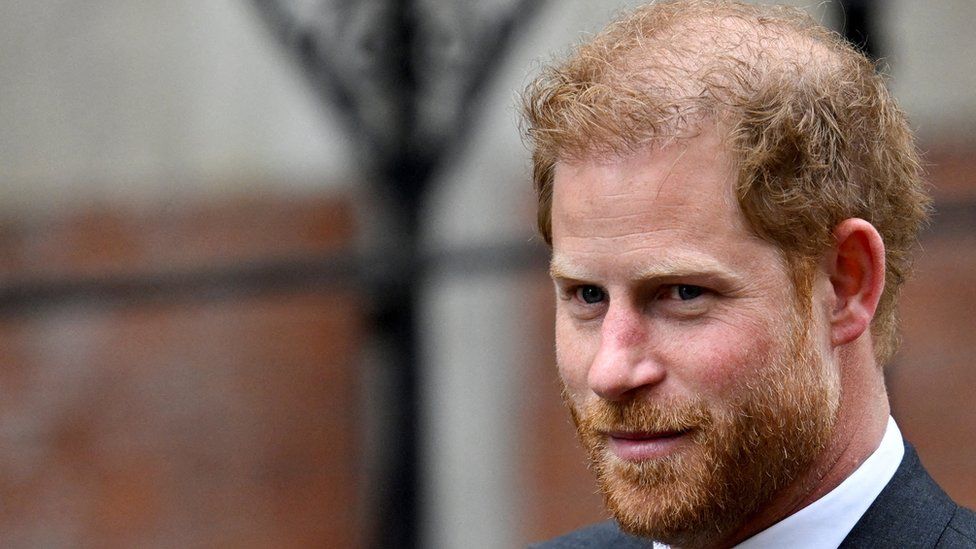 Britain's Prince Harry walks outside the High Court, in London, Britain March 30, 2023.