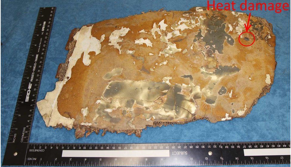 One of two composite panels suspected to be from MH370 found in Madagascar