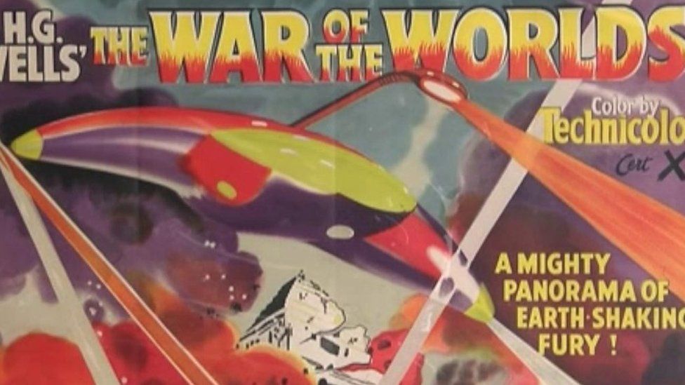 A 1953 poster of The War of the Worlds