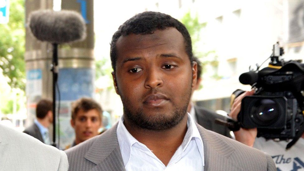Yacqub Khayre after a court appearance in Melbourne in 2010