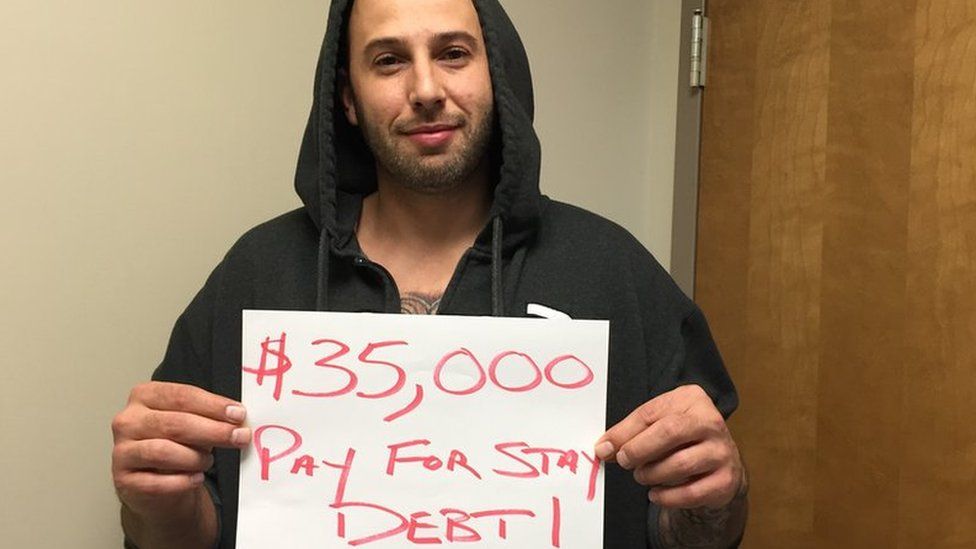 Brian Reed is $35,000 in debt