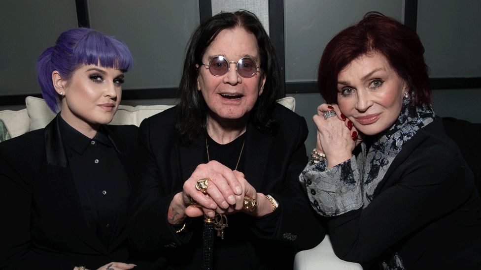 Kelly, Ozzy and Sharon Osbourne