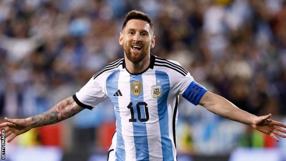 Argentina: Lionel Messi scores twice against Jamaica in 100th ...