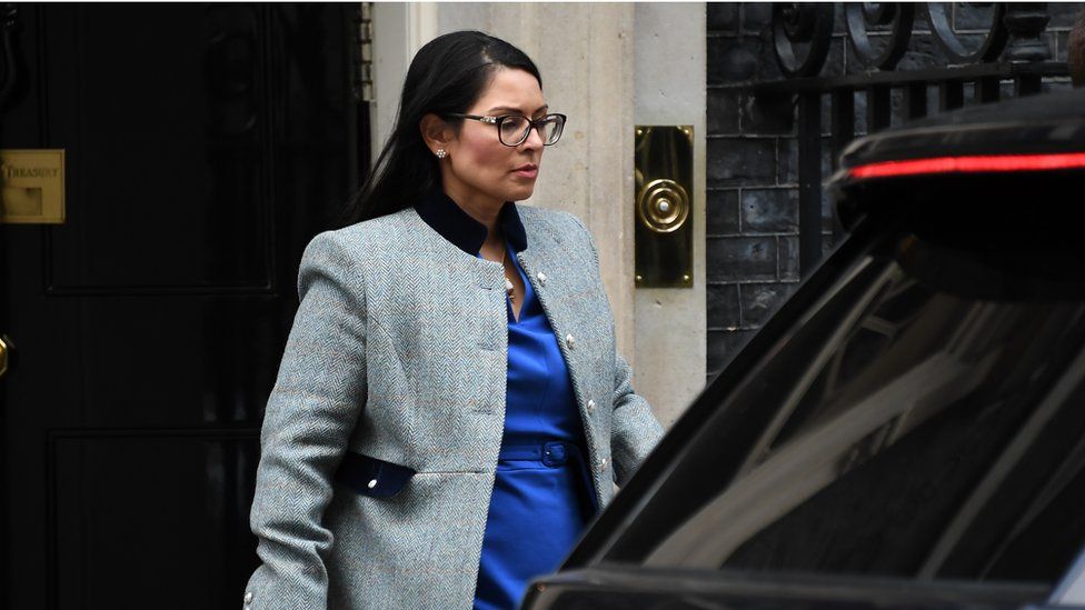 Home Secretary Priti Patel insists quarantine will help stop the virus' spread